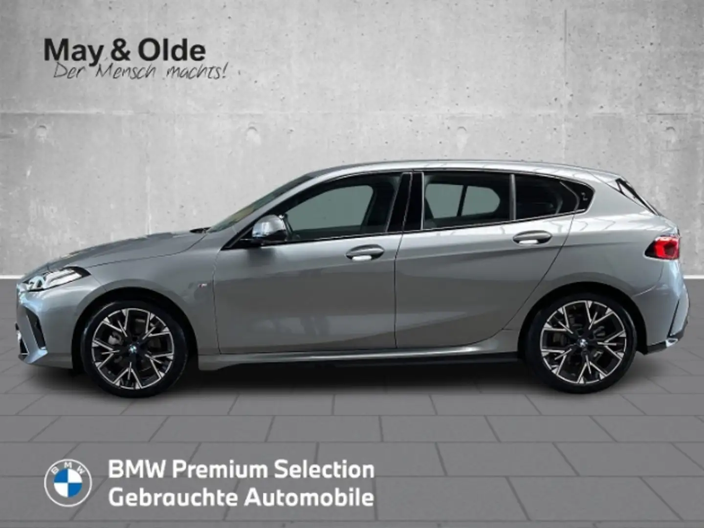 BMW 120 i M Sportpaket Navi DAB LED ACC Klima SHZ Apple CP Gris - 2