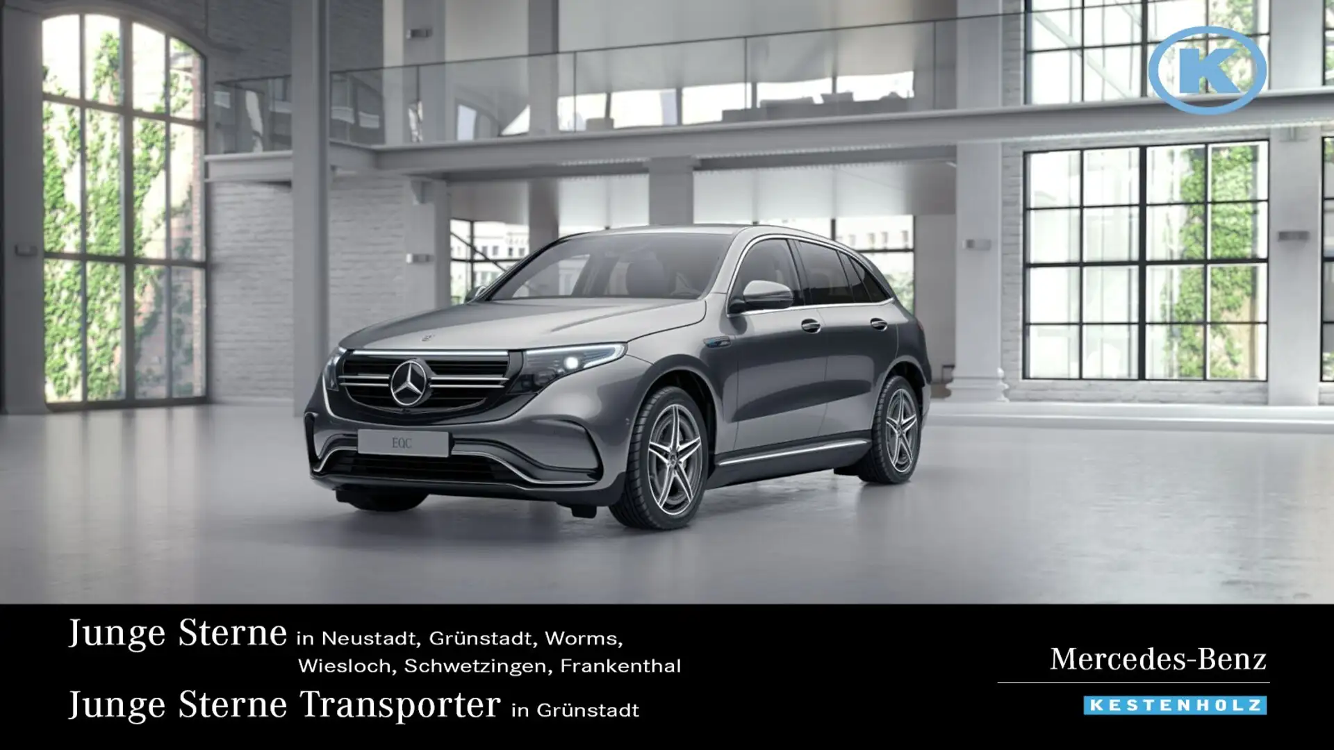 Mercedes-Benz EQC 400 EQC 400 4M AMG+DISTRO+KAM+SOUND+AMBI+EASYP+MLED Grau - 1