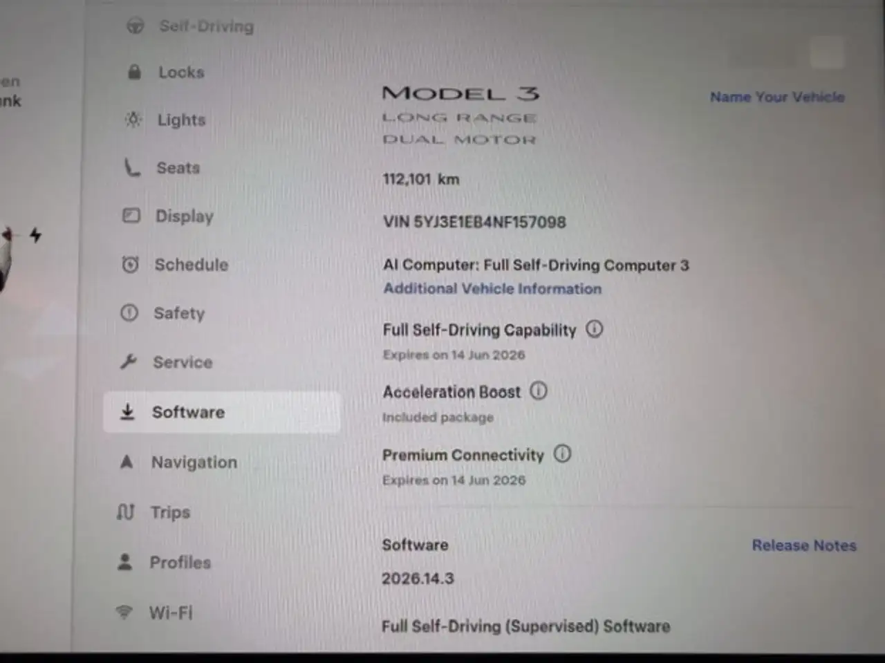 Tesla Model 3 снимка Tesla Model 3