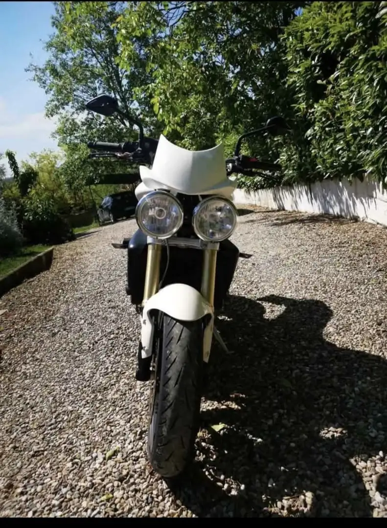 Triumph Street Triple 675 Blanc - 2