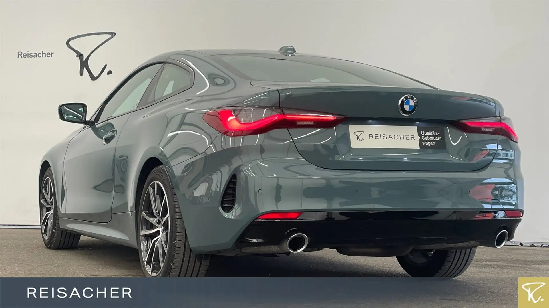 BMW 420 d A Coupé LCPro 360° HUD HiFi SHZ 18" LM Grün - 2
