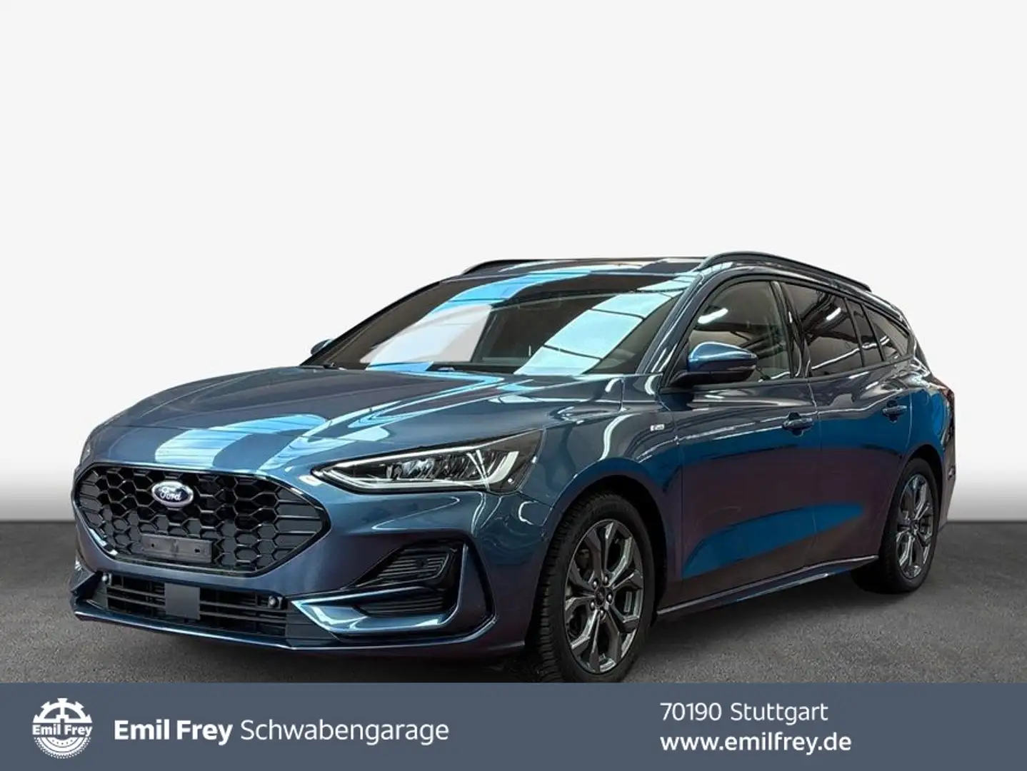 Ford Focus Turnier 1.0 EcoBoost Hybrid ST-LINE X Blau - 1