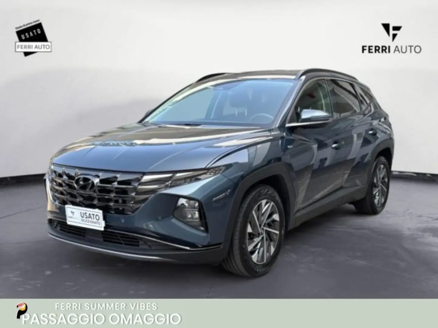 Hyundai TUCSON 1.6 T-GDI 48V XLine Blu/Azzurro - 1