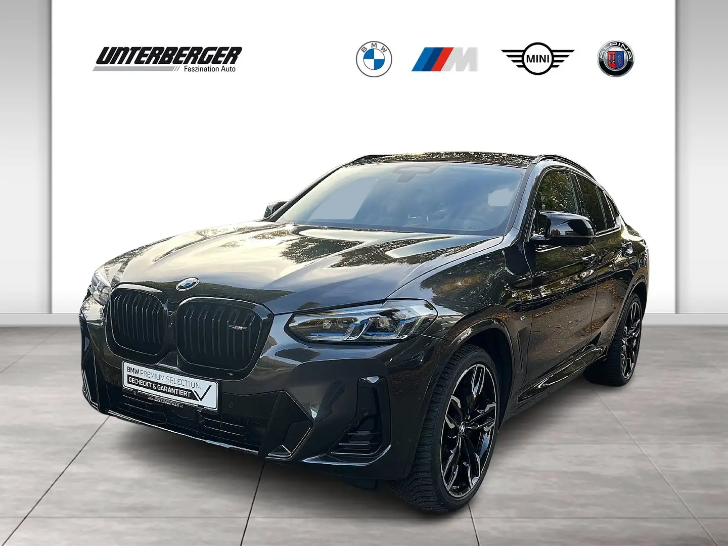 BMW X4 M 40d Head-Up HK HiFi DAB WLAN Standhzg. AHK Grau - 1