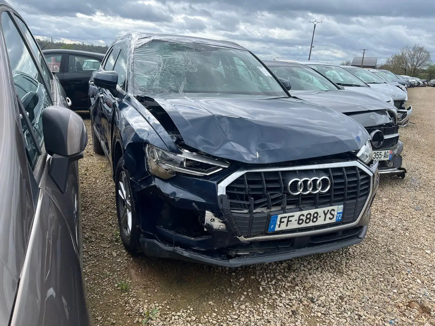 Audi Q3 Q3 35 TDI 150 ch S tronic 7 Business line Bleu - 1