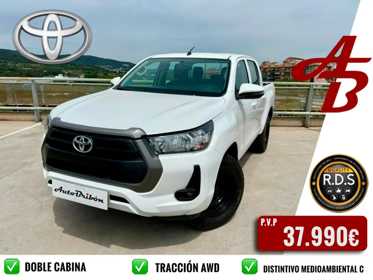Toyota Hilux Cabina Doble GX Wit - 1