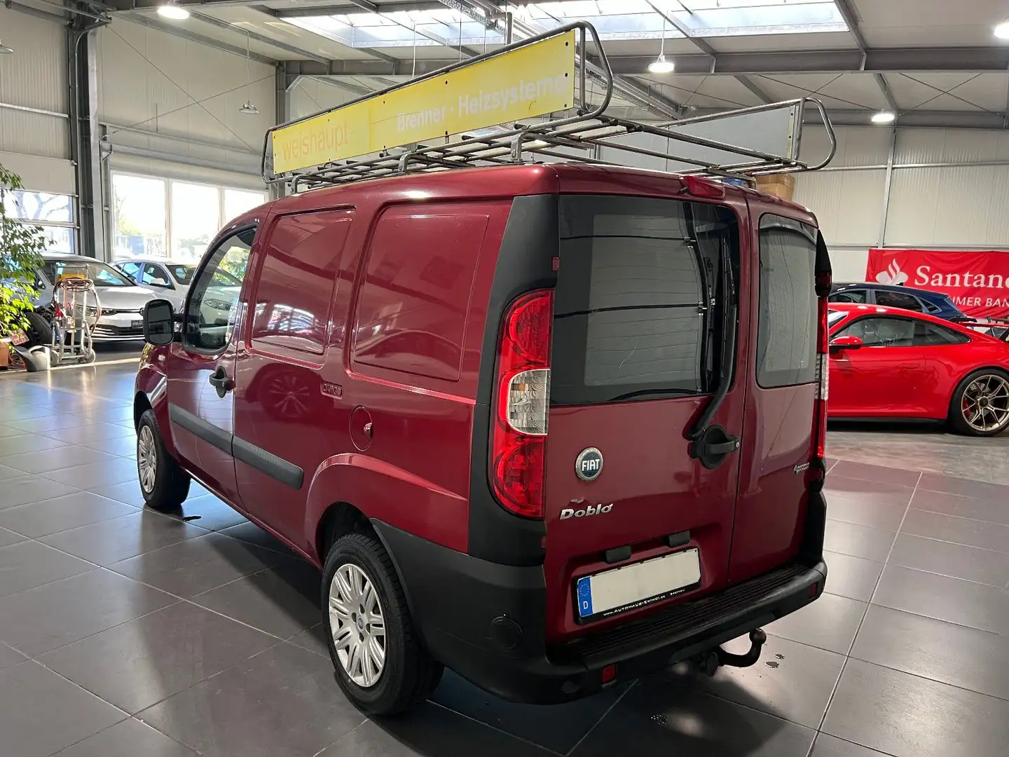 Fiat Doblo 1.6 Bi-Fuel SX Kasten *Schiebetür*CD*SHZ* Rot - 2