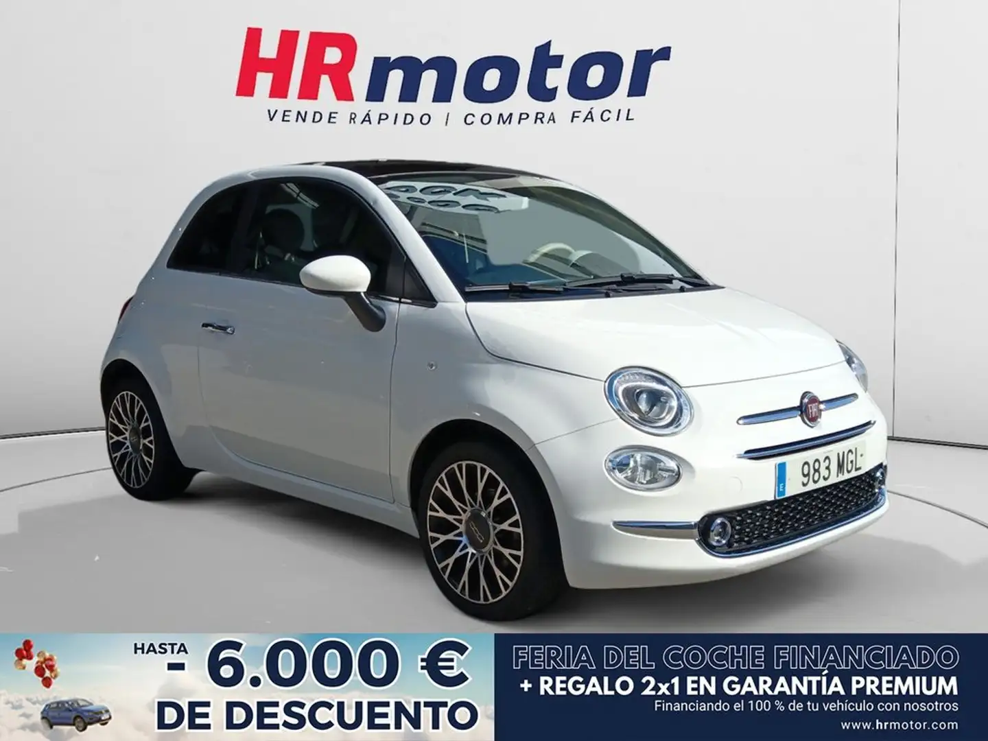Fiat 500 1.0 Mild Hybrid Dolcevita Blanco - 1
