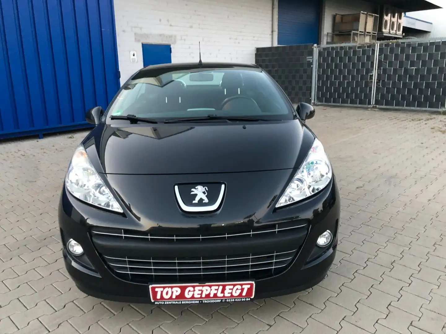 Peugeot 207 CC Cabrio-Coupe Active,Topzustand,Tüv Neu Schwarz - 1