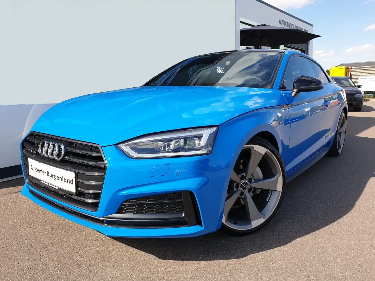 Audi A5 Coupé 40 TDI quattro Sport NAVI MATRX-LED PANORAM Blauw - 2