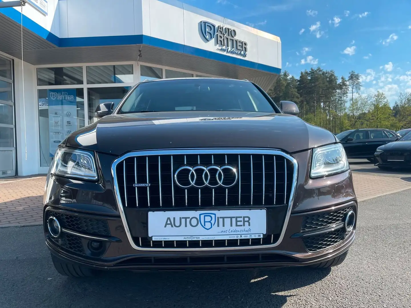 Audi Q5 2.0 TFSI quattro S-Line AHK|RFK|NAVI|Bluetooh Braun - 2