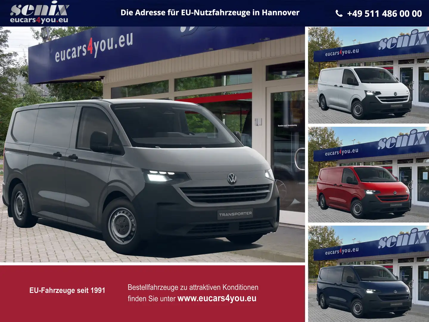 Volkswagen T7 Kastenwagen KR 2.0 TDi 6G FWD EU-PROMO AC mit Prämie Weiß - 1