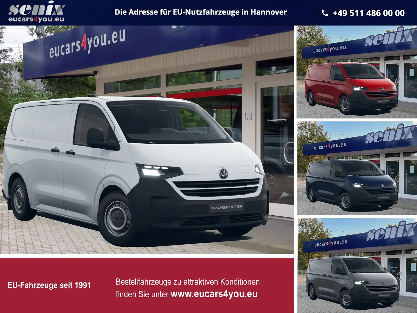 Volkswagen T7 Kastenwagen KR 2.0 TDi 6G FWD EU-PROMO AC mit Prämie Weiß - 2