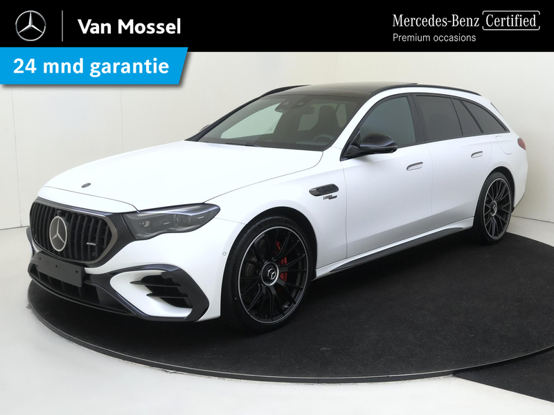 Mercedes-Benz E 53 AMG Estate 4MATIC+ Night Edition / Opaalwit Magno/ Pan