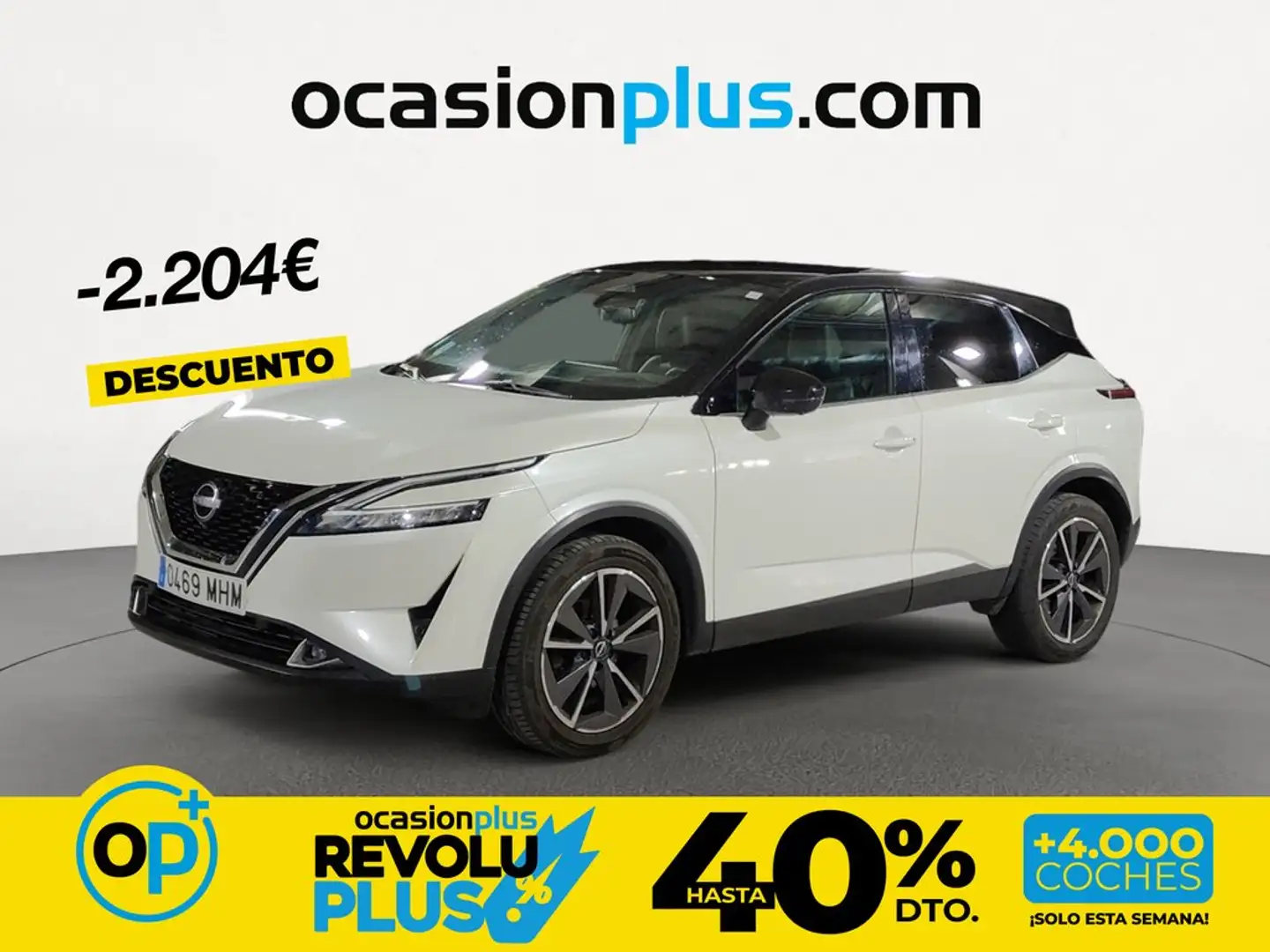 Nissan Qashqai 1.3 DIG-T mHEV 12V Tekna 4x2 Aut. 116kW Weiß - 1