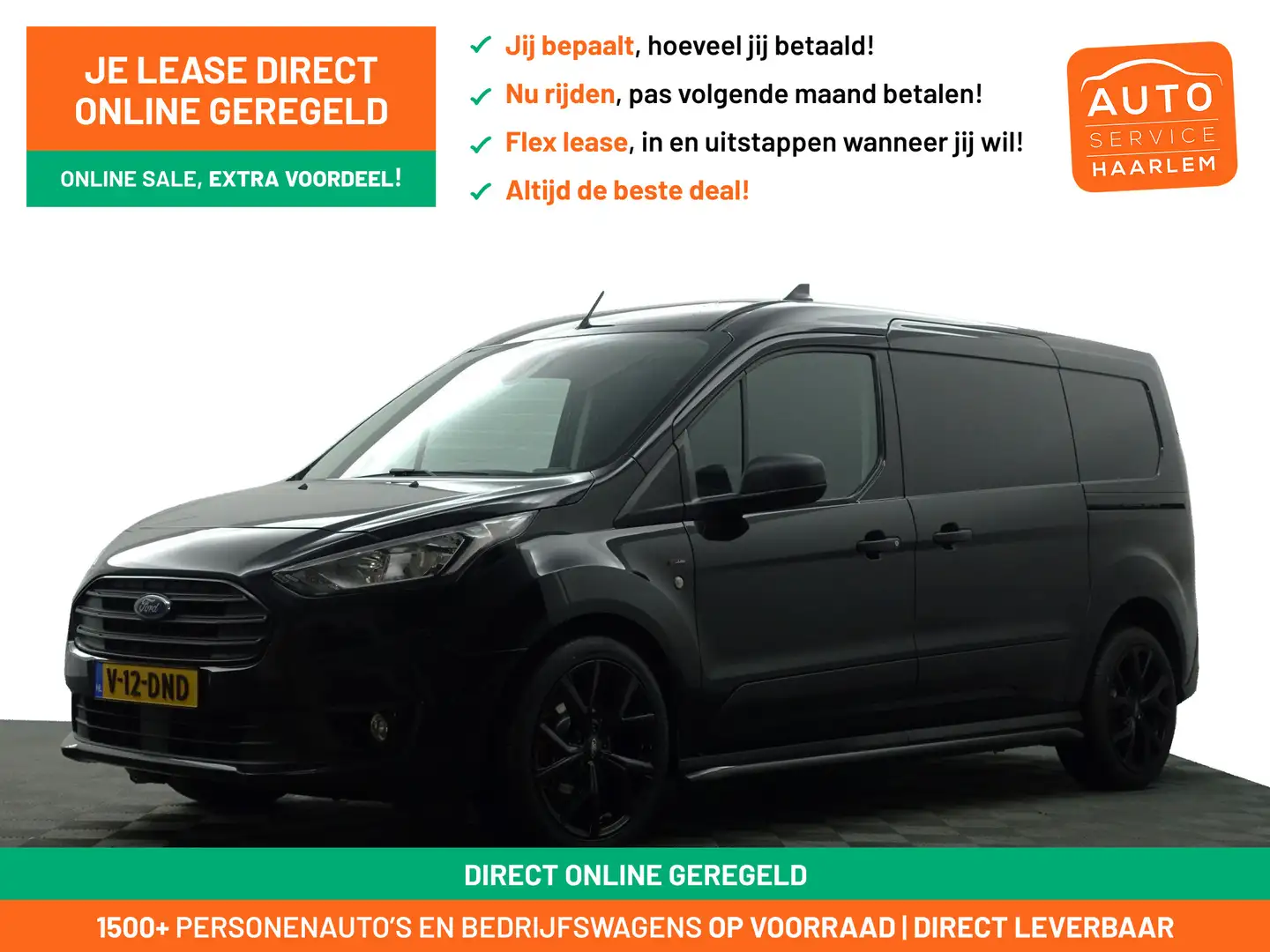 Ford Transit Connect 1.5 EcoBlue L2 ST Line Aut- 2x Schuifdeur, 3 Pers, Noir - 1