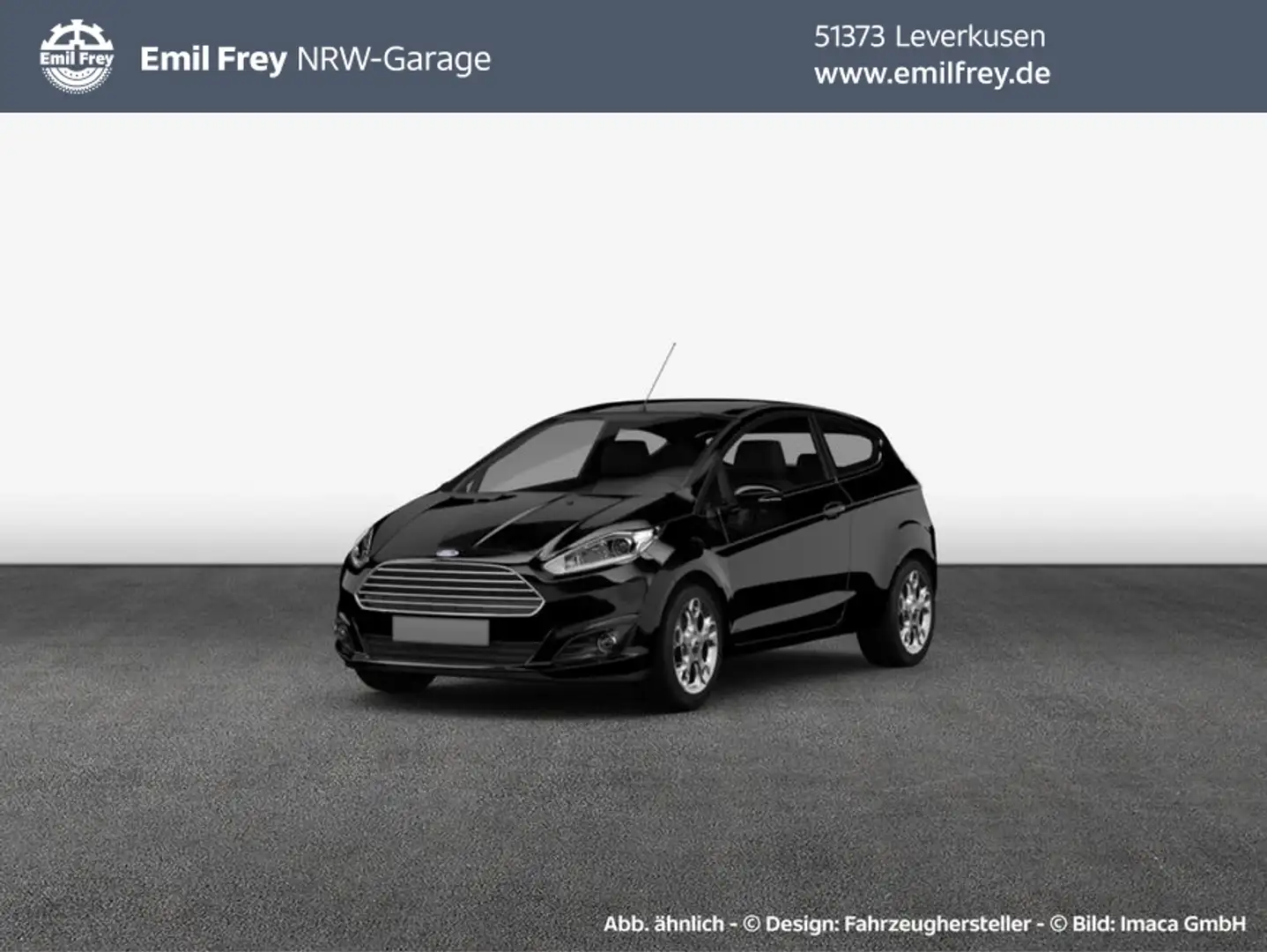 Ford Fiesta 1.0 Trend COOL & SOUND+WINTER-PAKET Negro - 1