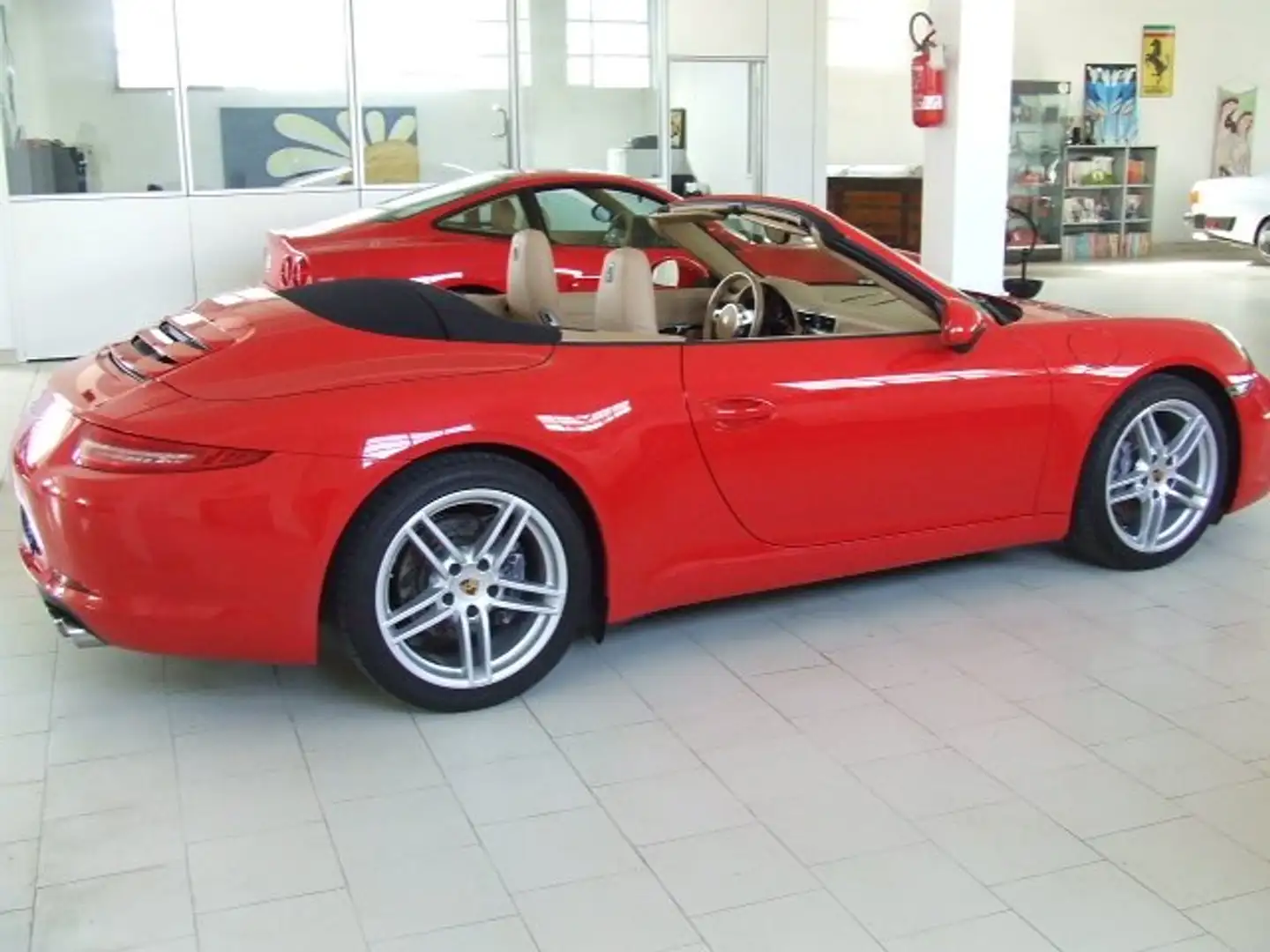 Porsche 991 cabrio 3.4 cambio manuale Червоний - 1