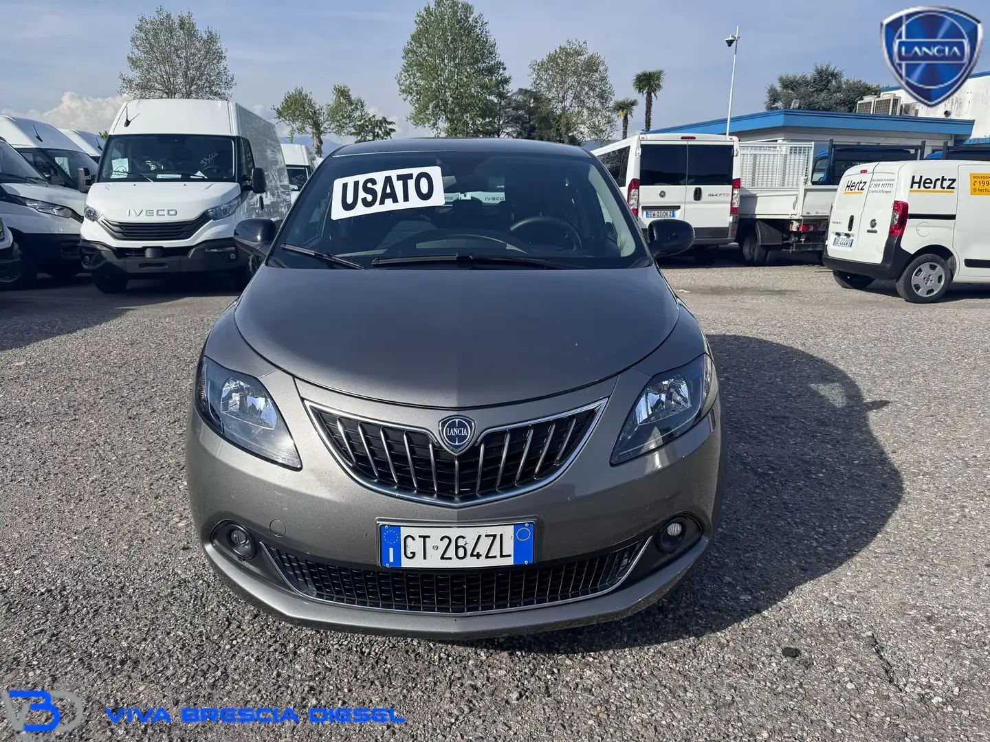 Lancia Ypsilon Ypsilon 1.0 firefly hybrid platino s Grigio - 2