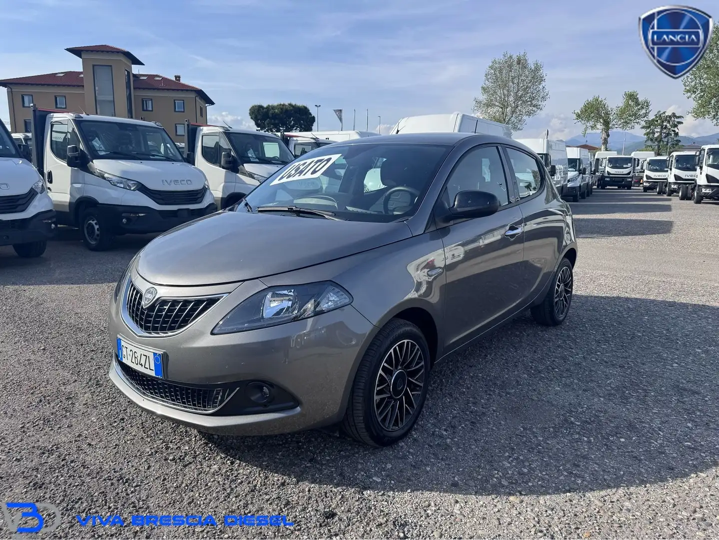 Lancia Ypsilon Ypsilon 1.0 firefly hybrid platino s Grigio - 1