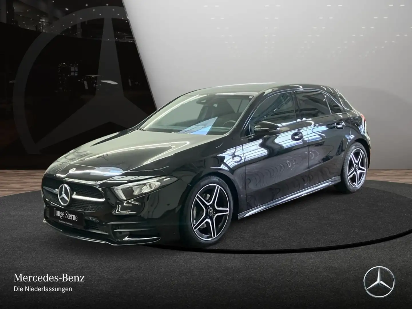 Mercedes-Benz A 200 d EDITION 2020+AMG+NIGHT+360°+AHK+LED+TOTW Schwarz - 2