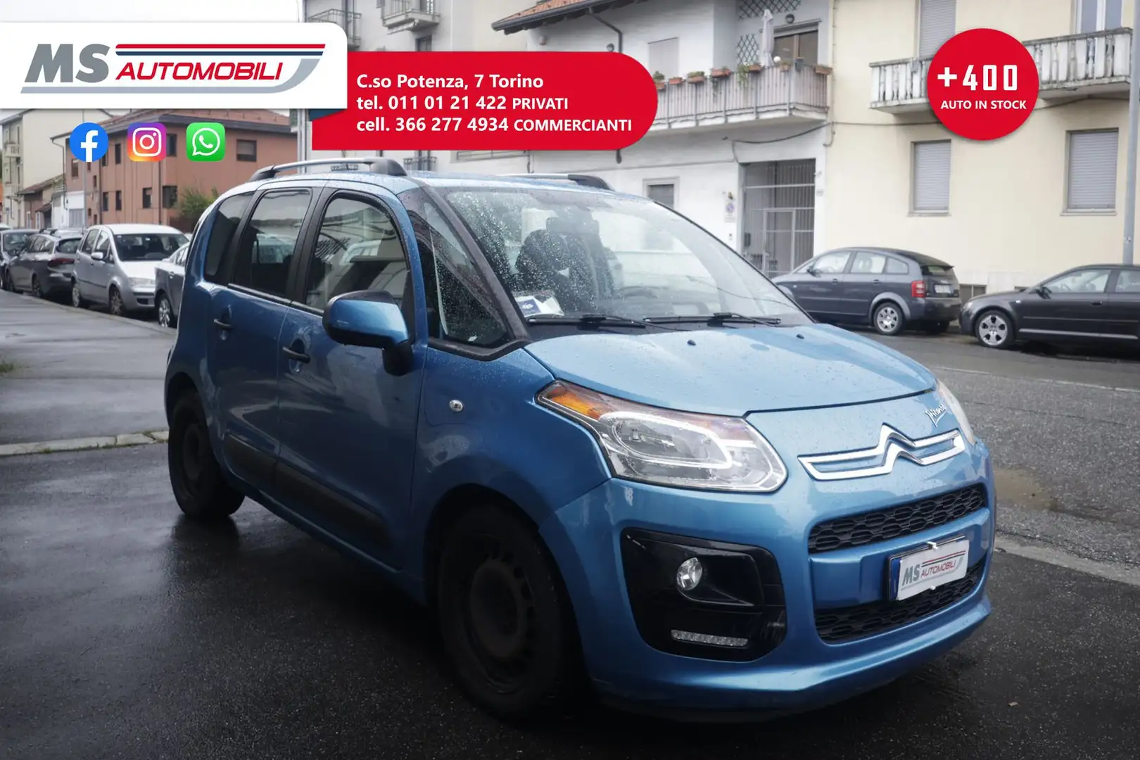 Citroen C3 Picasso Citroën C3 Picasso 1.6 HDi 90 Exclusive 68KW ANNO Blu/Azzurro - 1