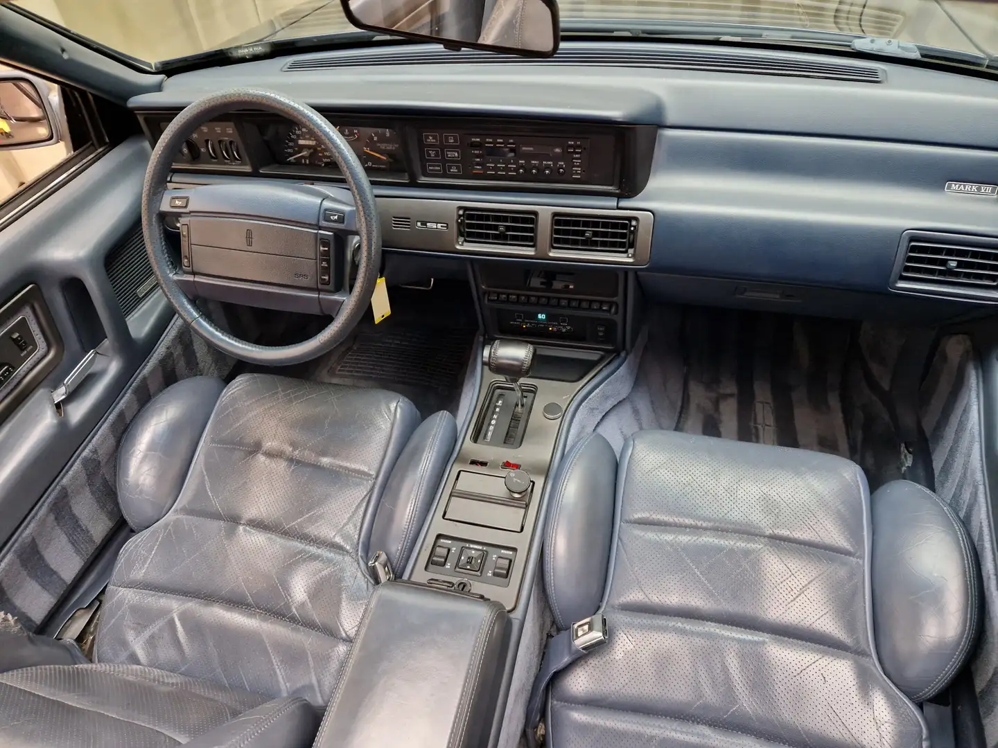 Lincoln Continental 5.0 Mark VII LSC *Schuif/Kanteldak* Leder / Elek. Blauw - 2