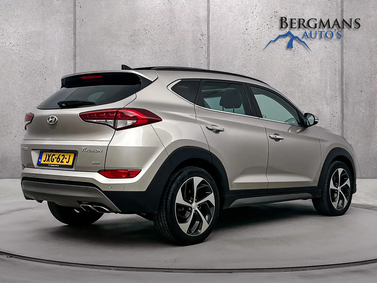 Hyundai TUCSON 1.6 T-GDi Premium 4WD // DEALERONDERHOUDEN // LEDE Gris - 2