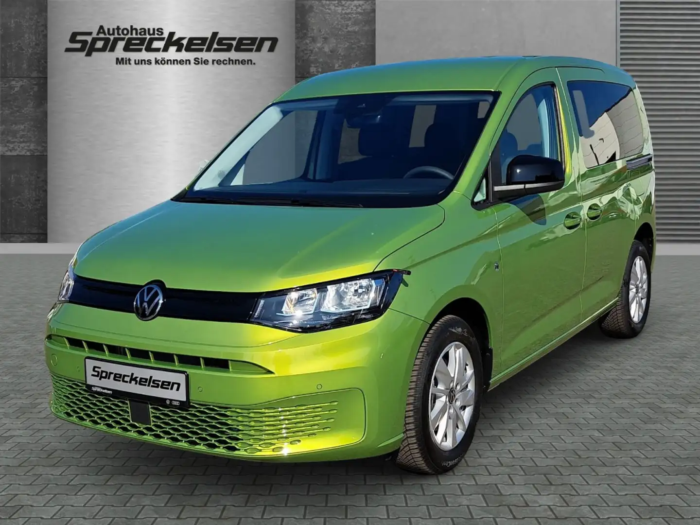 Volkswagen Caddy 5-Sitzer Motor: 1,5 l TSI EU6 85 kW Getriebe: 6-Ga Grün - 1
