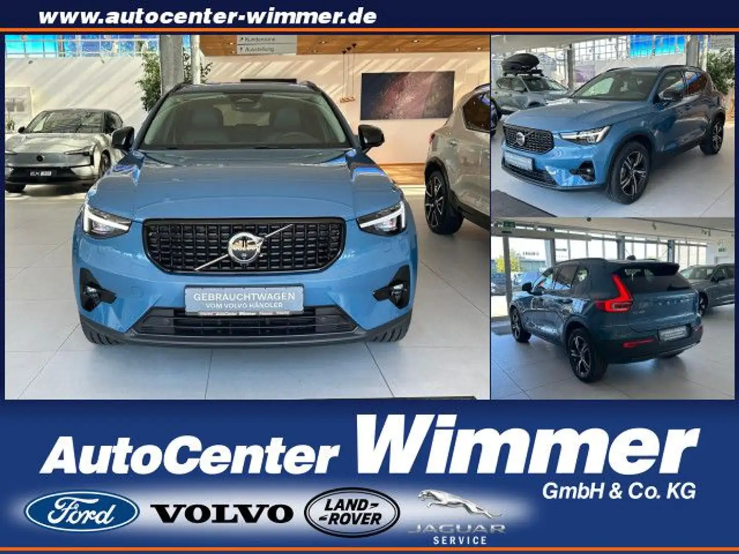 Volvo XC40 B3 B DKG Plus Dark Bluetooth LED Vollleder Blau - 1