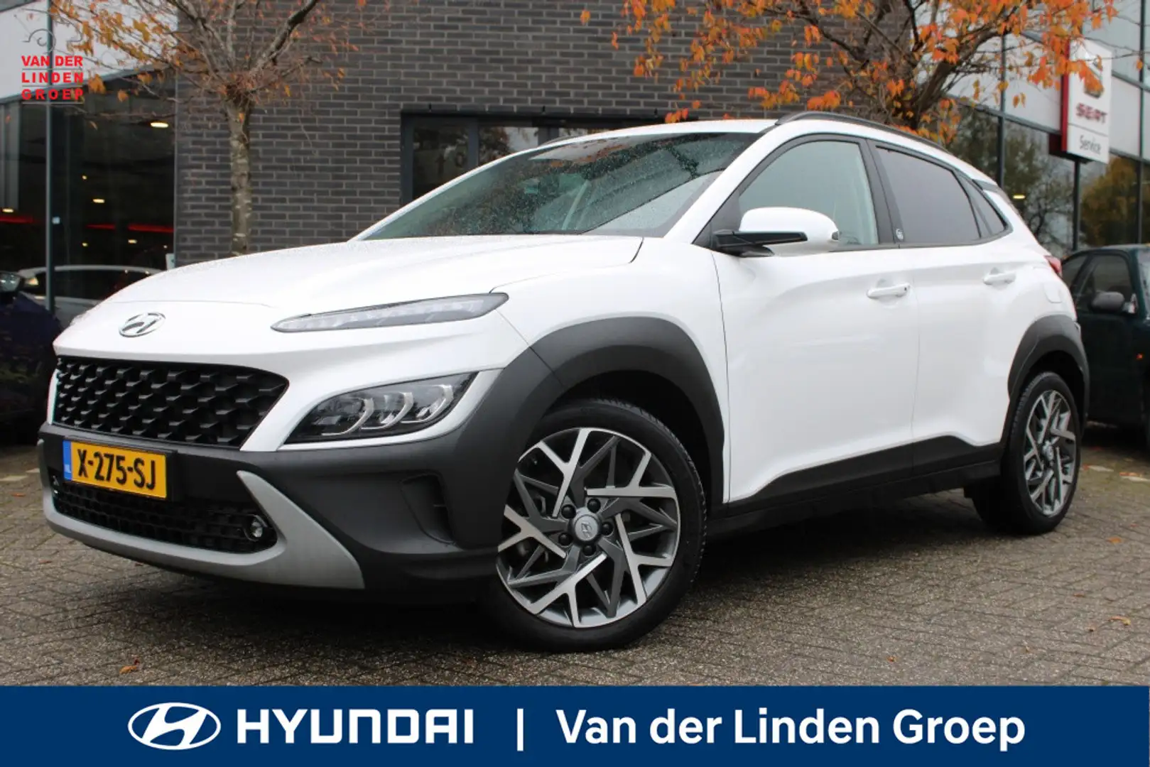 Hyundai KONA 1.6 GDI HEV Navi/Cam/18"/Winter/Trekhaak "RIJKLAAR Blanc - 1