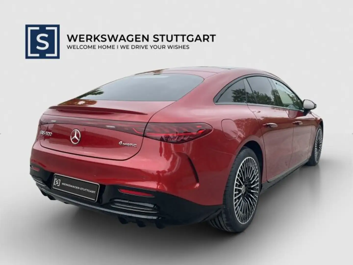 Mercedes-Benz EQS EQS 500 4M AMG Night 21"MASSAGE AHK 360°  Navi Rot - 2