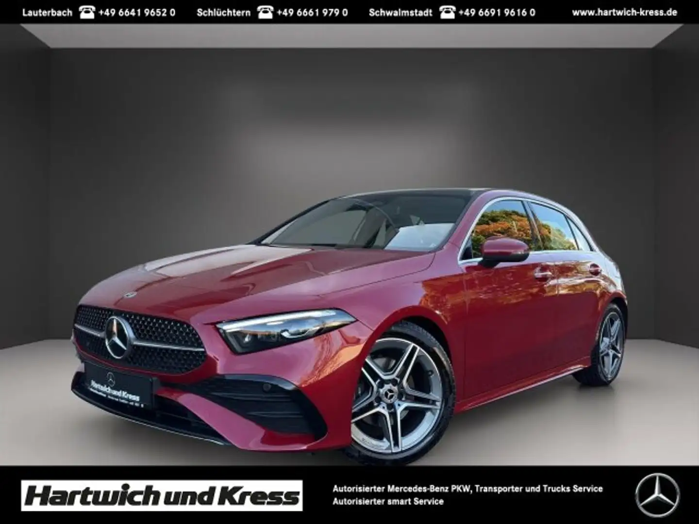 Mercedes-Benz A 180 A 180 d AMG Line+Pano+Memory+Multibeam+Kamera+Carplay Rouge - 1