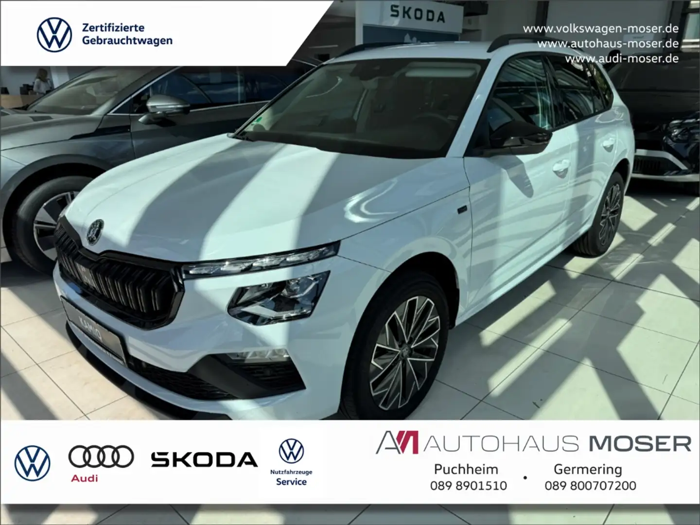 Skoda Kamiq Tour DSG Navi*Black*MTRX*LED*Kamera*GRA!!! Weiß - 1