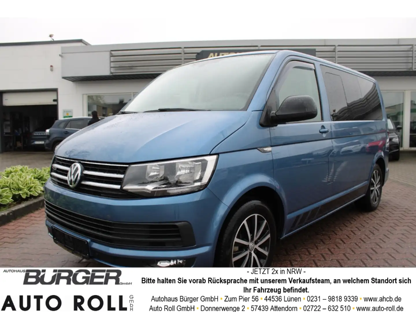 Volkswagen T6 Multivan 4Motion 2.0 TDI *AT-Motor* Tischfunktion AHK Stand Bleu - 1