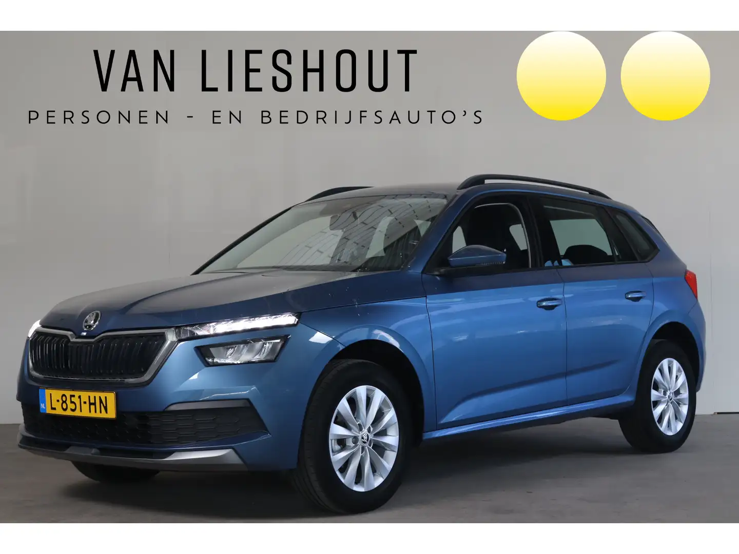 Skoda Kamiq 1.0 TSI Ambition NL-Auto!! Apple Car-Play I Adap.c Blau - 1