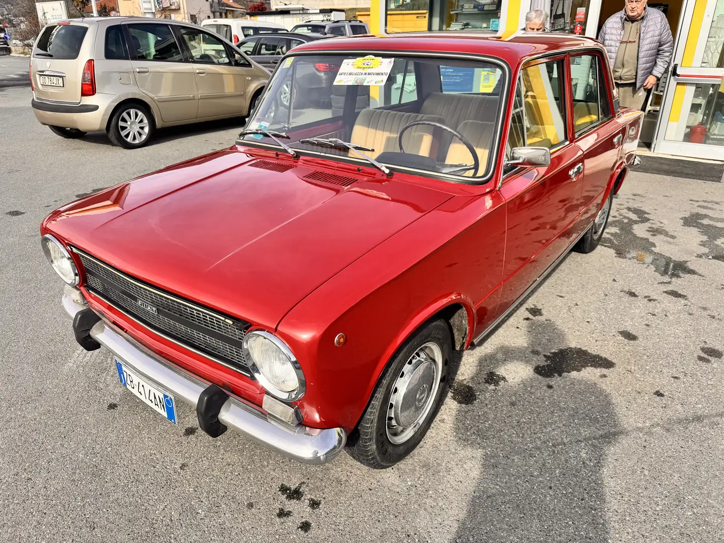 Fiat 124 Coupè Rot - 1