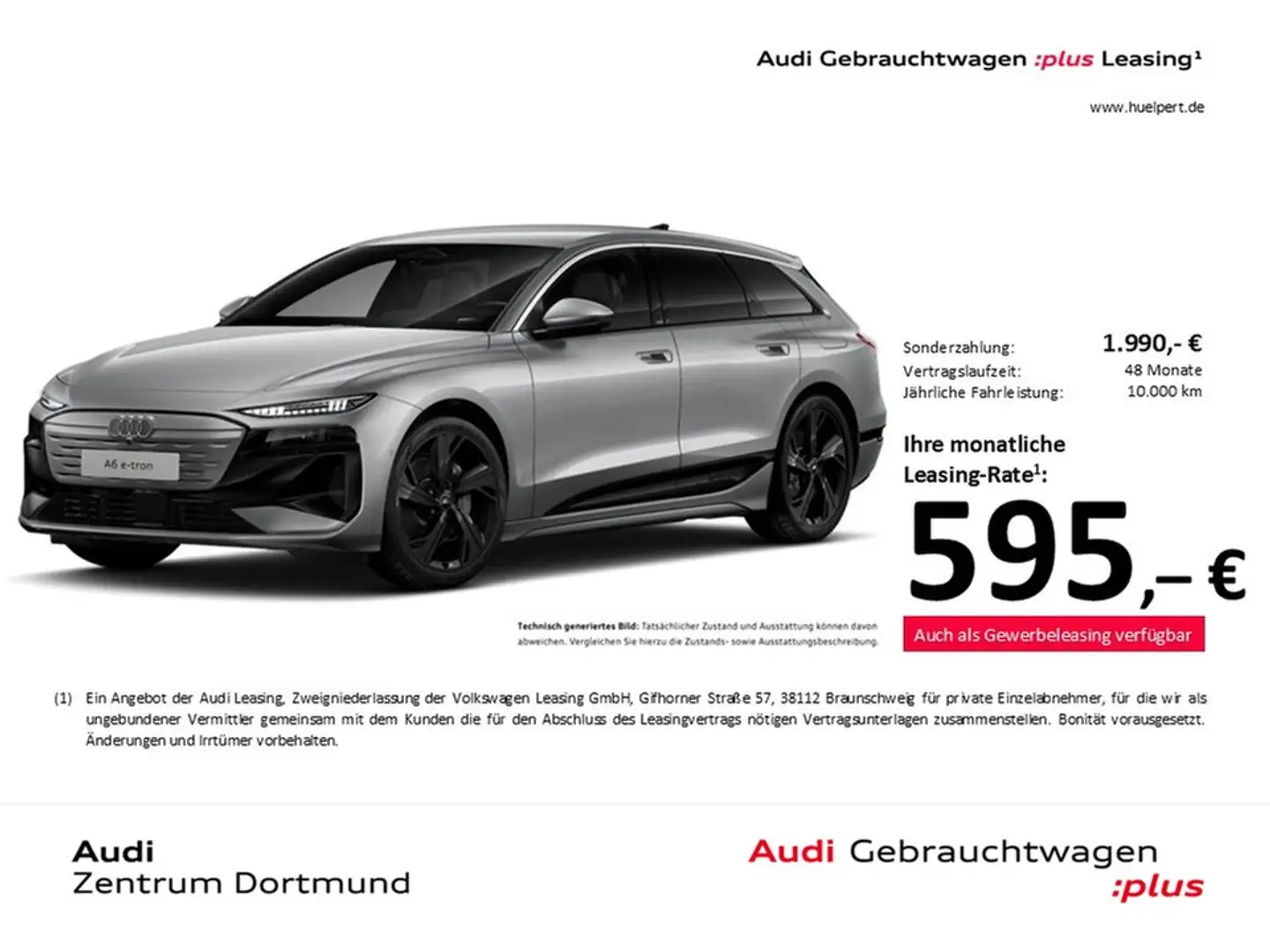 Audi A6 e-tron Avant performance S LINE AHK ACC LM21 Grau - 1