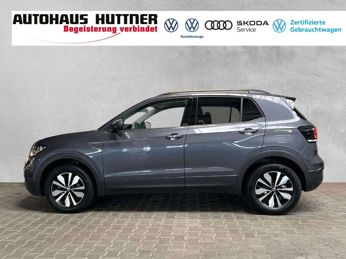 Volkswagen T-Cross MOVE 1.5 TSI DSG AHK ACC PDC Bluetooth Сірий - 2