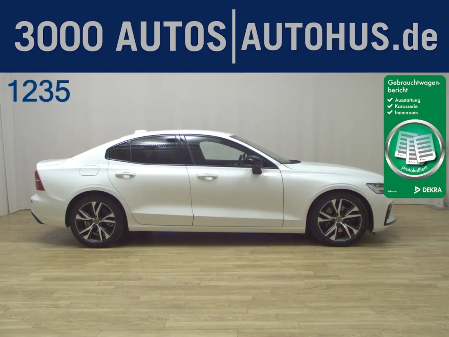 Volvo S60 B4 R-Design Leder Navi LED HuD 360° Blanc - 1