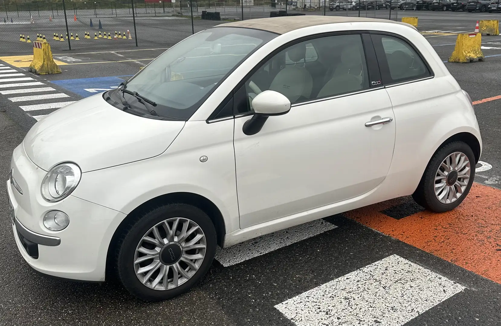 Fiat 500C 500 C 1.2 Lounge Blanc - 2