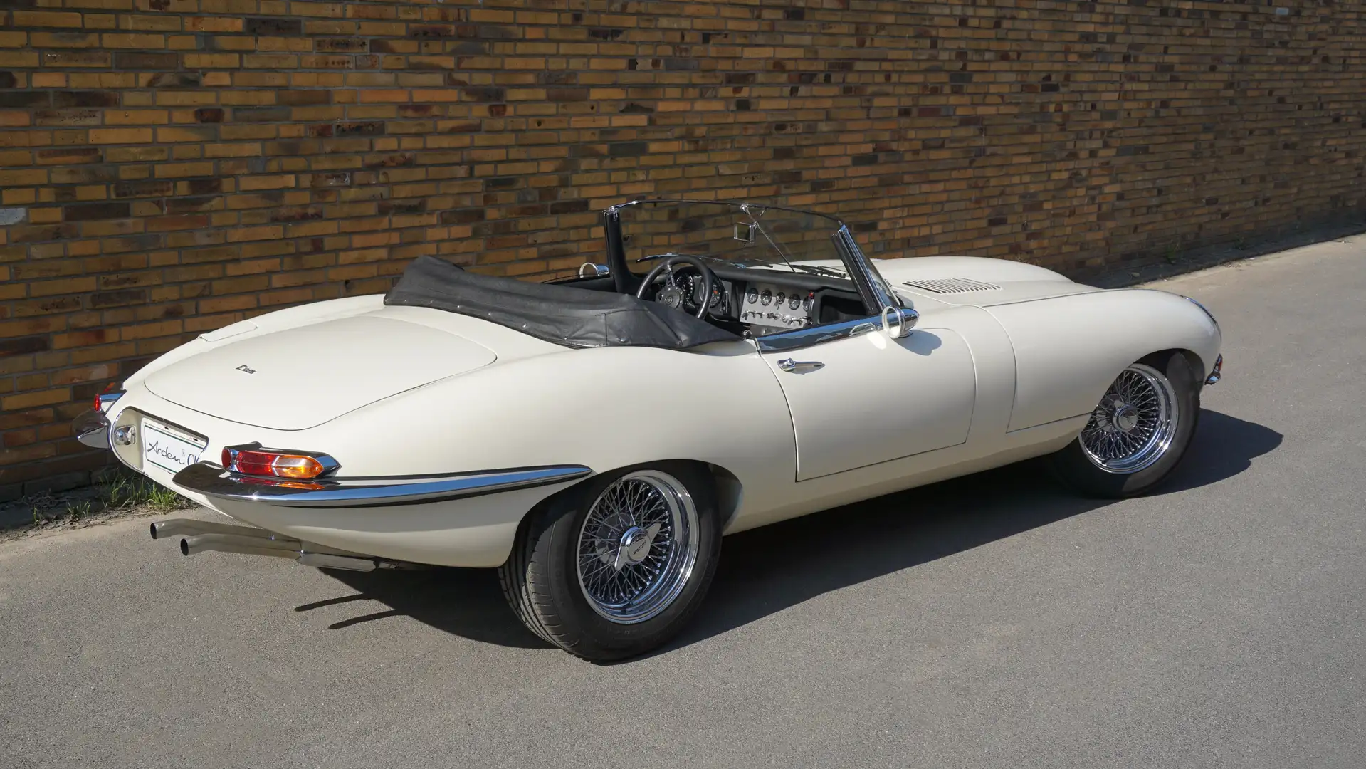 Jaguar E-Type 3.8 Flat Floor - Einer der Letzten seiner Art Blanc - 2