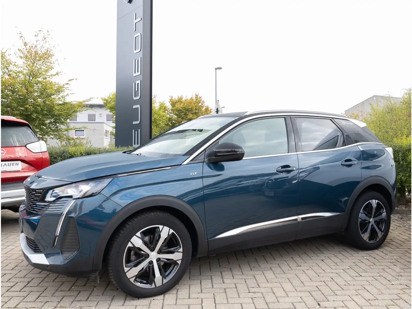 Peugeot 3008 1.2 PureTech GT +NAVI+RFK+SHZ+ALLW+EL-HKKL+ Bleu - 2