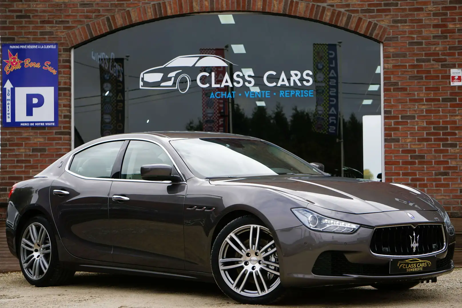 Maserati Ghibli 3.0 D BOITE AUTO NAVI CAMERA BI-XENON CLIM PDC Gris - 2