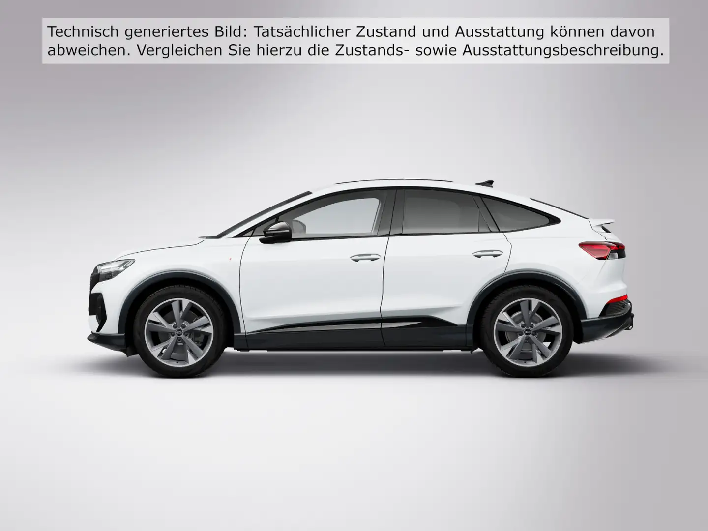 Audi Q4 e-tron Q4 Sportback 45 e-tron S line 0,25%*AHK*HuD*Pano Weiß - 2