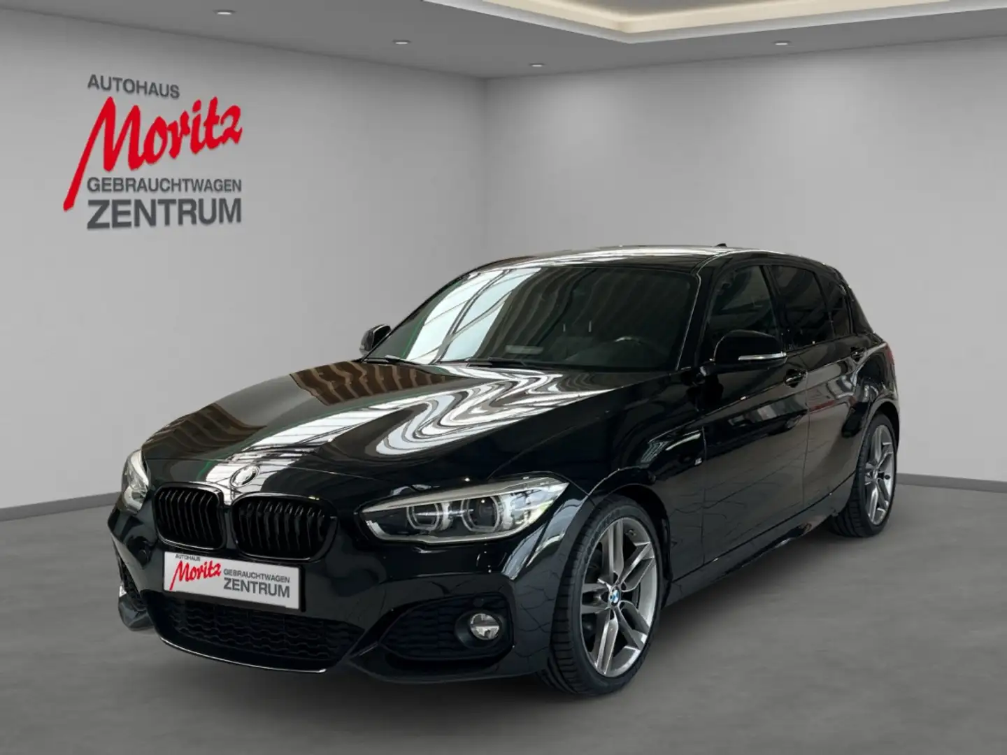 BMW 118 M Sport Aut. Sportpaket Leder LED Mehrzonenklima F Negro - 1