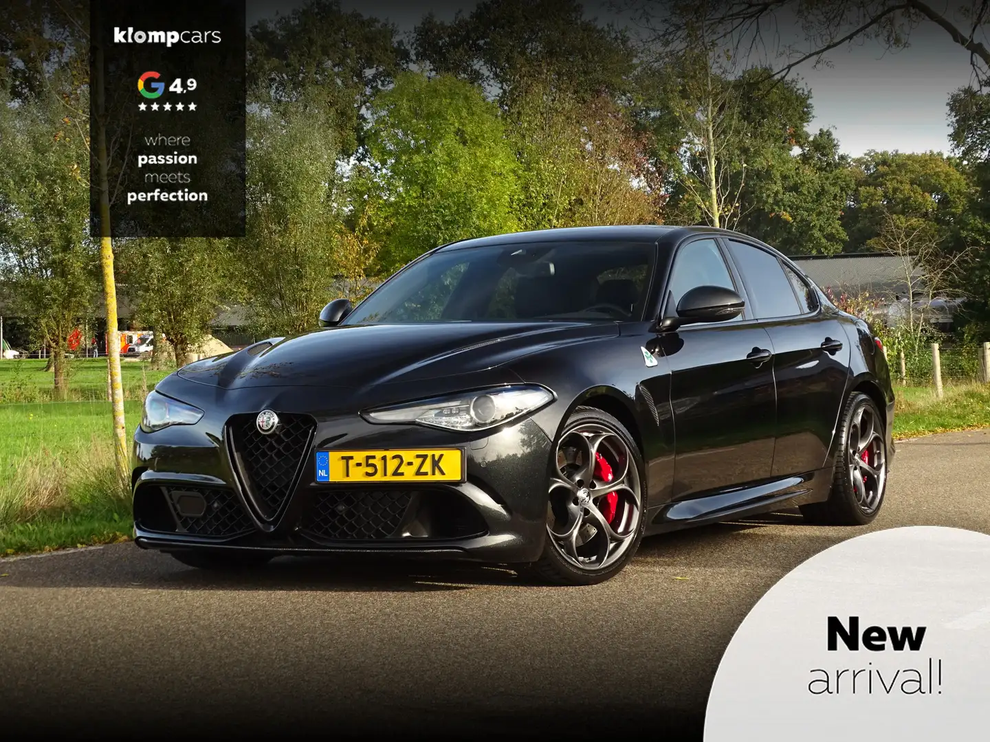 Alfa Romeo Giulia 2.9 V6 Quadrifoglio | BTW-auto | Akrapovic | Carbo Schwarz - 1