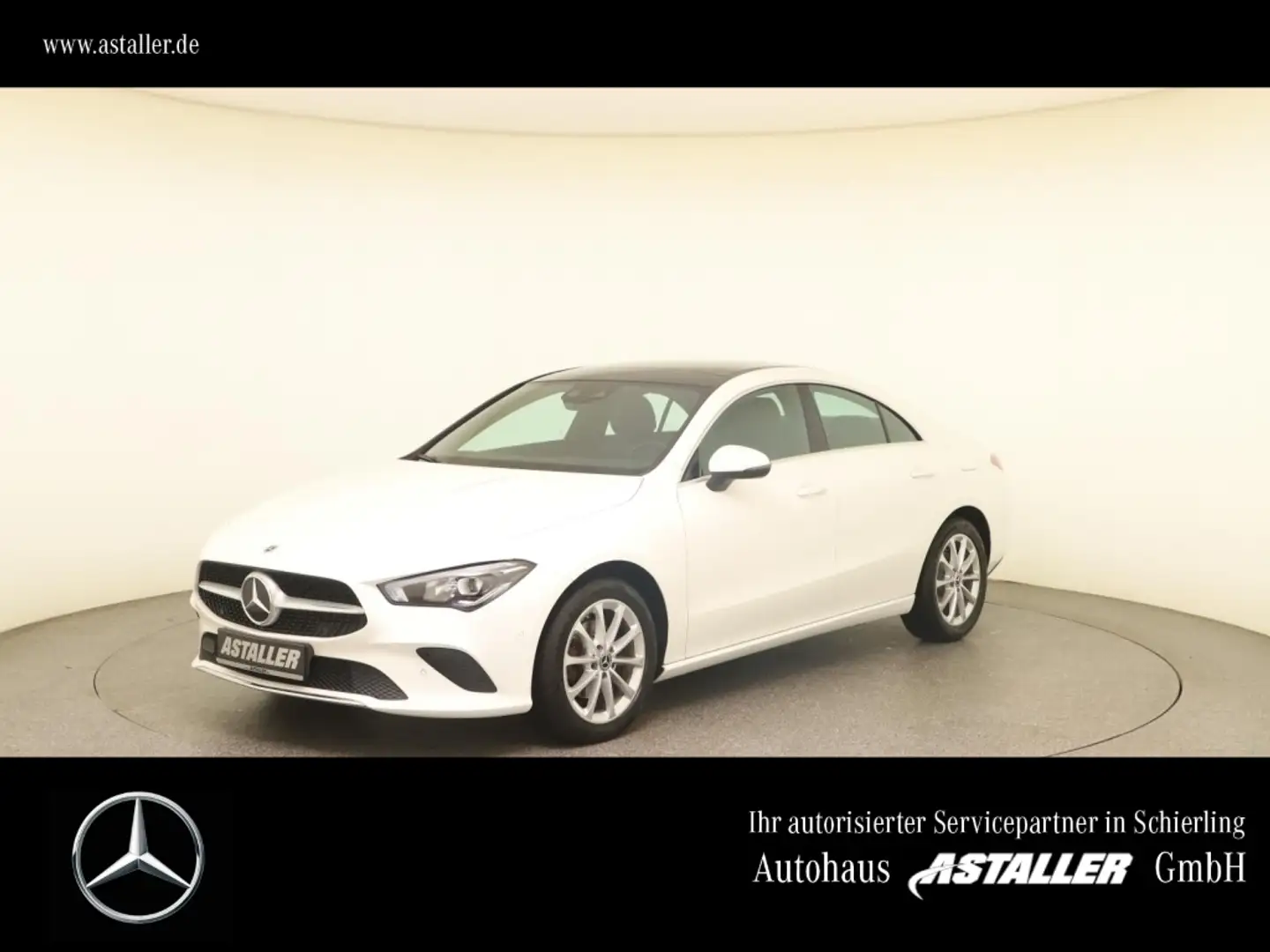 Mercedes-Benz CLA 180 Coupé Progressive Pano+LED+MBUX+Wide+PTS Weiß - 1