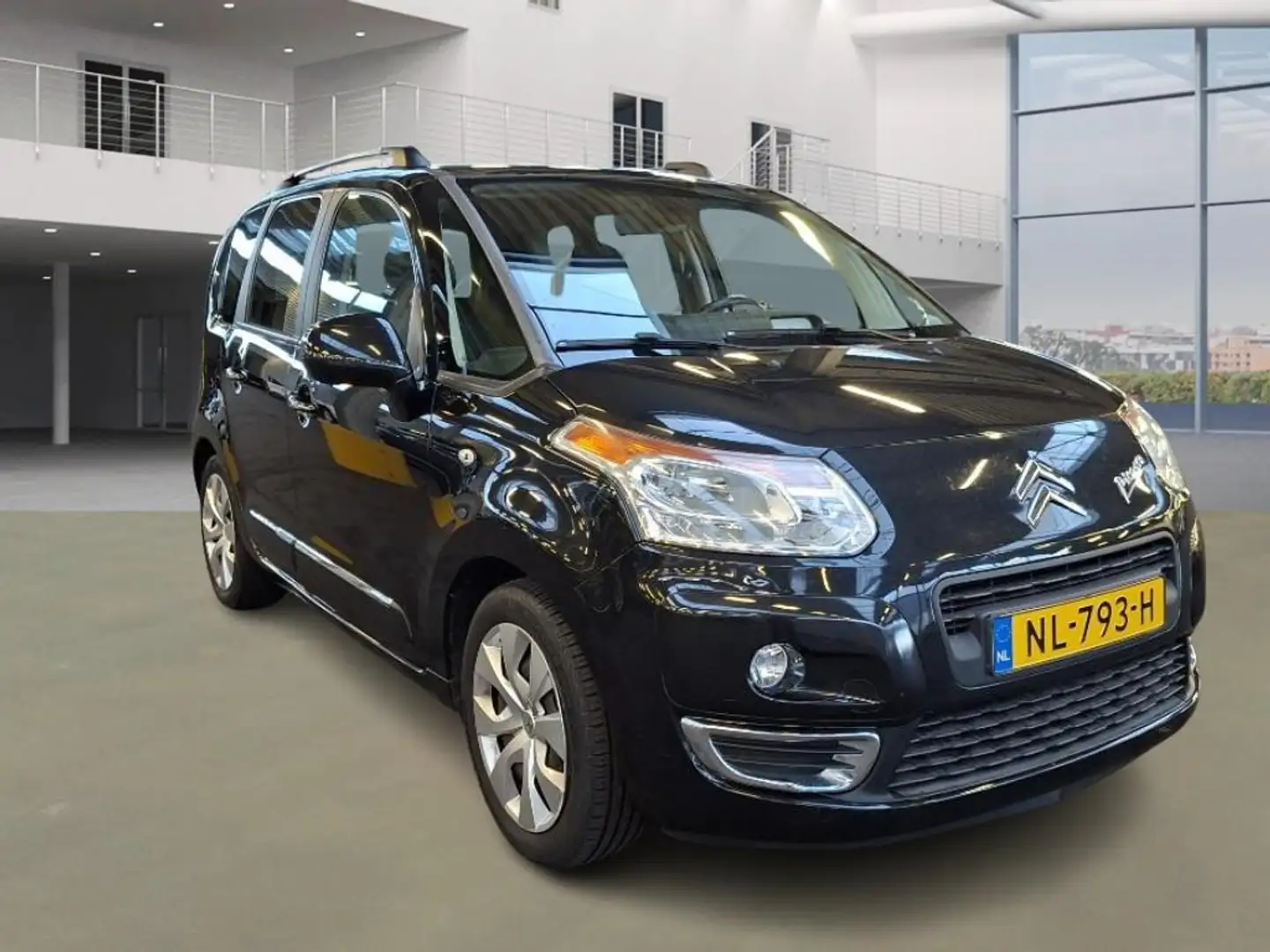 Citroen C3 Picasso 1.4 VTi Aura|PANO|HALFLEDER|TREKHAAK|HOGEINSTAP|TO Zwart - 2