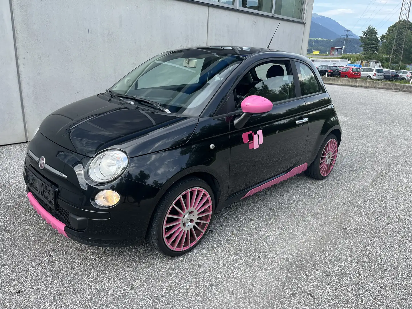 Fiat 500 1,2  EXPORT FAHRZEUG  !!! Schwarz - 1
